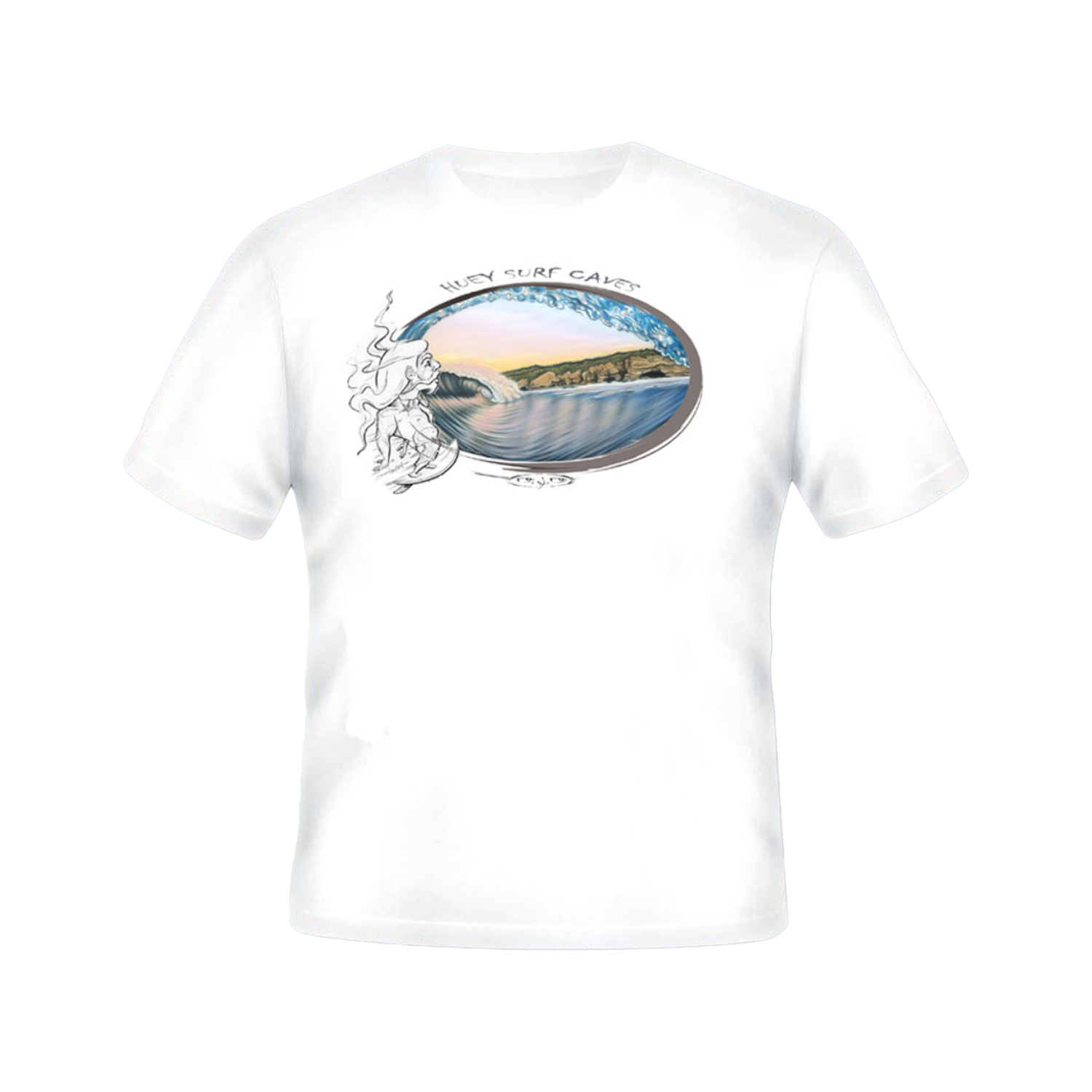 Huey Surf Caves Tee